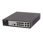 12 Port/ 8 PoE+ Front-Facing Rackmount Switch