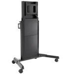 Extra-Large Fusion Manual Height Adjustable Mobile AV Cart