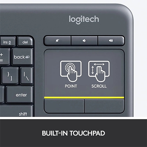 K400 Plus Wireless Touch Keyboard