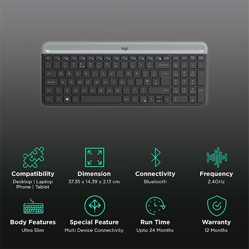 K580 Slim Multi-Device Wireless Keyboard