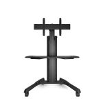 Fusion Manual Height Adjustable Mobile AV Cart